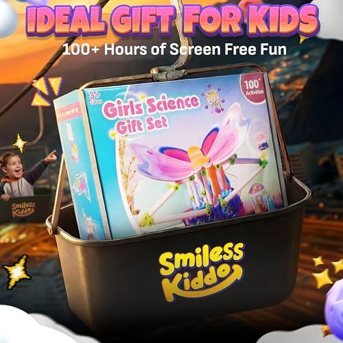 SMILESSKIDDO 100+ Girls Science Kit for Kids Ages 5 6 7 8 10 | STEM Toys for Girl | Birthday Gift Ideas for Girls | Learning & Educational Projects with Fun Experiments (8018E) - Image 6