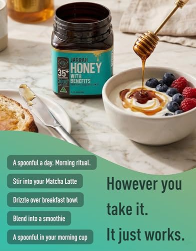 Raw Jarrah Honey TA35+ MGO 2000+ 8.8oz miniatura 4