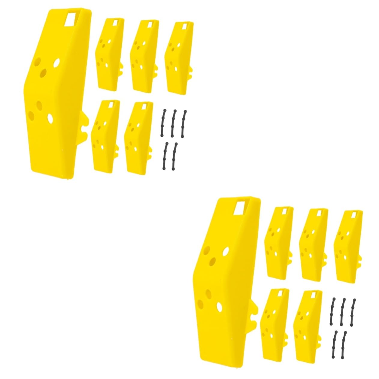 BESPORTBLE Ice Blade Set 10 Sets Blade Protector Rod Hand Tackle Block Hook Support Cooler Tip Fish Holder Protective Pliers Drill Abs Ice Fishing Tip-ups