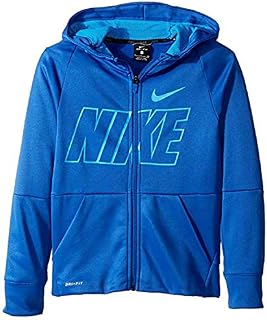 Nike Youth Boys Athletic Dri fit Full Zip Performance Therma Hoodie (M 10/12)