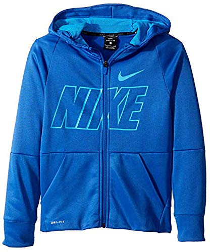 Nike Youth Boys Athletic Dri fit Full Zip Performance Therma Hoodie (M 10/12)