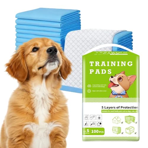 Tapis Absorbant Chien,Tapis pour Chiot,100 Pezzi Traversine Cani,Traverse Cuccioli a Prova di Perdite,Tappetino Pipi Assorbenti Igienico,Tappetini Cane Traversina,Tappetini Assorbenti per Cani e Gatti