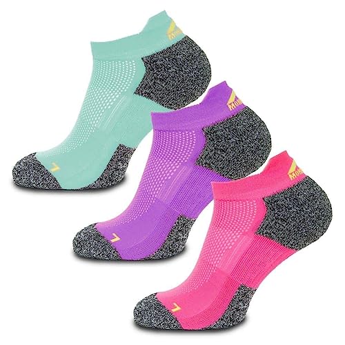 More Mile Women's Challenger Running Socks Pack of 3