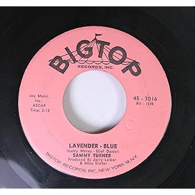 Sammy Turnet 45 RPM Lavender-Blue / Wrapped Up In a Dream