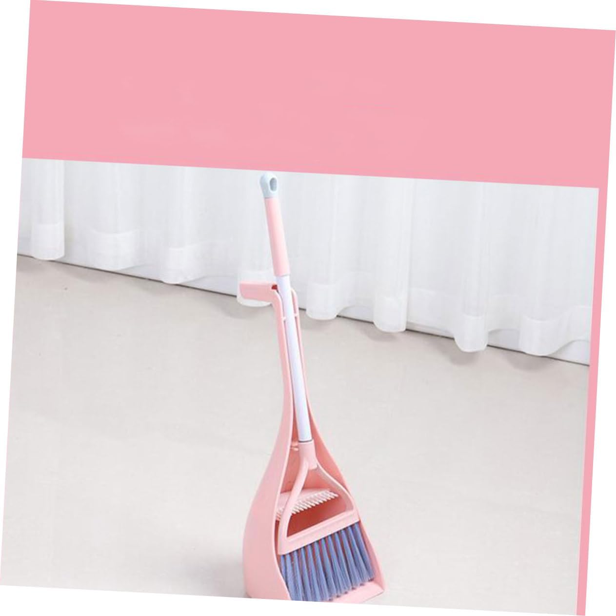 1set Mini Broom and Dustpan Set for Boys and Girls Housekeeping Cleaning Toy Kit for Boy Girl Includes Broom and Dustpan for Fun and Educational Cleaning Activities
