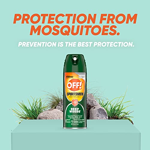 Off! Deep Woods Sportsmen Insect Repellent Aerosol, Bug Spray Containing 30% Deet, Protects Against Mosquitoes, 6 Oz (Pack Of 4) #TOP3