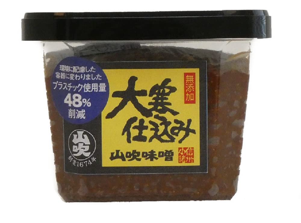 山吹 無添加大寒仕込み 味噌 500g