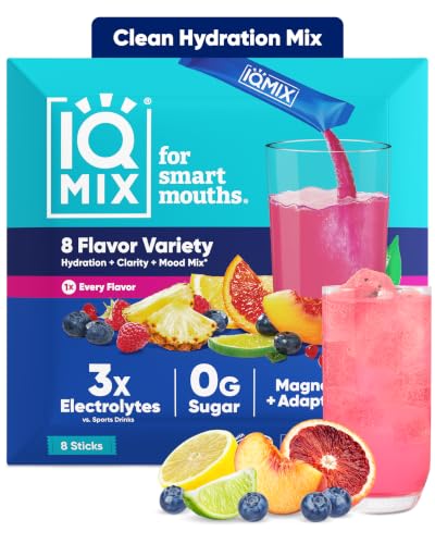 IQMIX Hydration Electrolytes Powder Packets, Sampler...