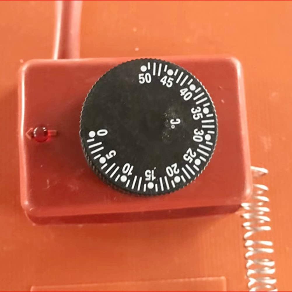 Metalowa mata grzewcza do beczek olejowych, taśma grzewcza do beczek olejowych, element grzejny z gumy silikonowej 220 V/110 V z regulowanym termostatem obrotowym, do beczek olejowych i zbiorników
