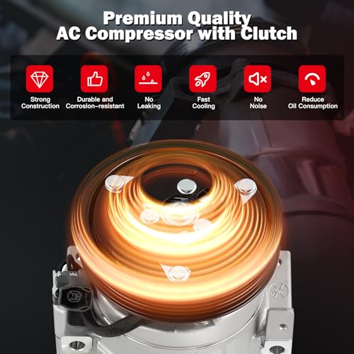 Image of cciyu Air Conditioning Compressor for Mazda CX-7 2.3L 2.5L 2009-2012