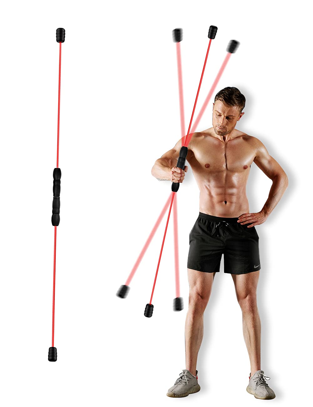 Workout Bar,Fitness Sport Pilates Exercise Stick Bar For Home Gym