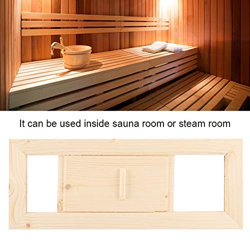 Rockyin Sauna Room Air Ventilation Panel Wooden Rectangle Air Vent Grille Ventilation Steam Room Sauna Accessory for Sauna Room and Steam Room - Image 4