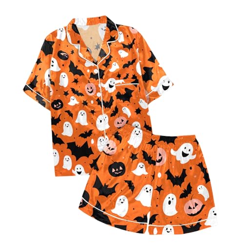 Girls Printed Round Neck Top and Shorts Outfit Set Comfortable Everyday Wear for Toddler Kids Age 2 to 13 Years2