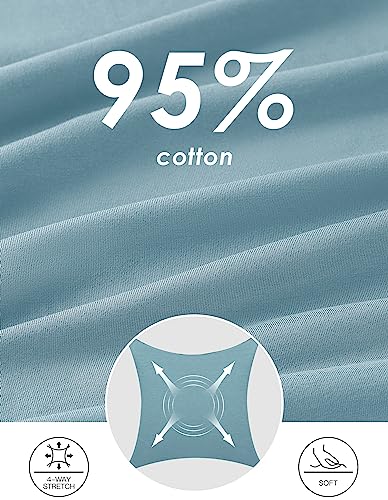 Specialmagic Women's Capri Joggers Cropped Sweatpants Running Pants Lounge Drawstring With Side Pockets Light Blue M #TOP4