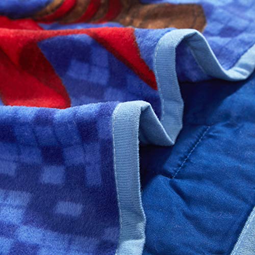 Idea Nuova Marvel Avengers Super Soft Toddler Quilted Nap Mat with Built in Pillow,26"" x46, Multicolor - Thumbnail 4