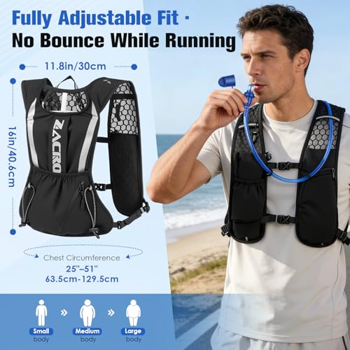 Zacro Running Vest with 2L Bladder