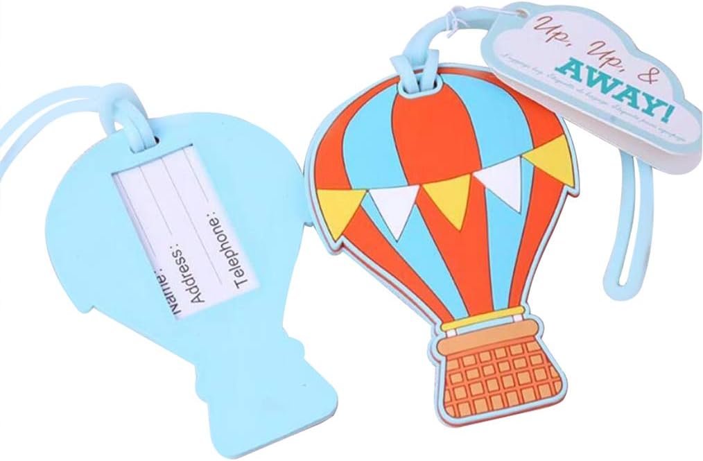 68pcs Hot Air Balloon Away Luggage Tag For Baby Shower Gifts & Wedding Favors