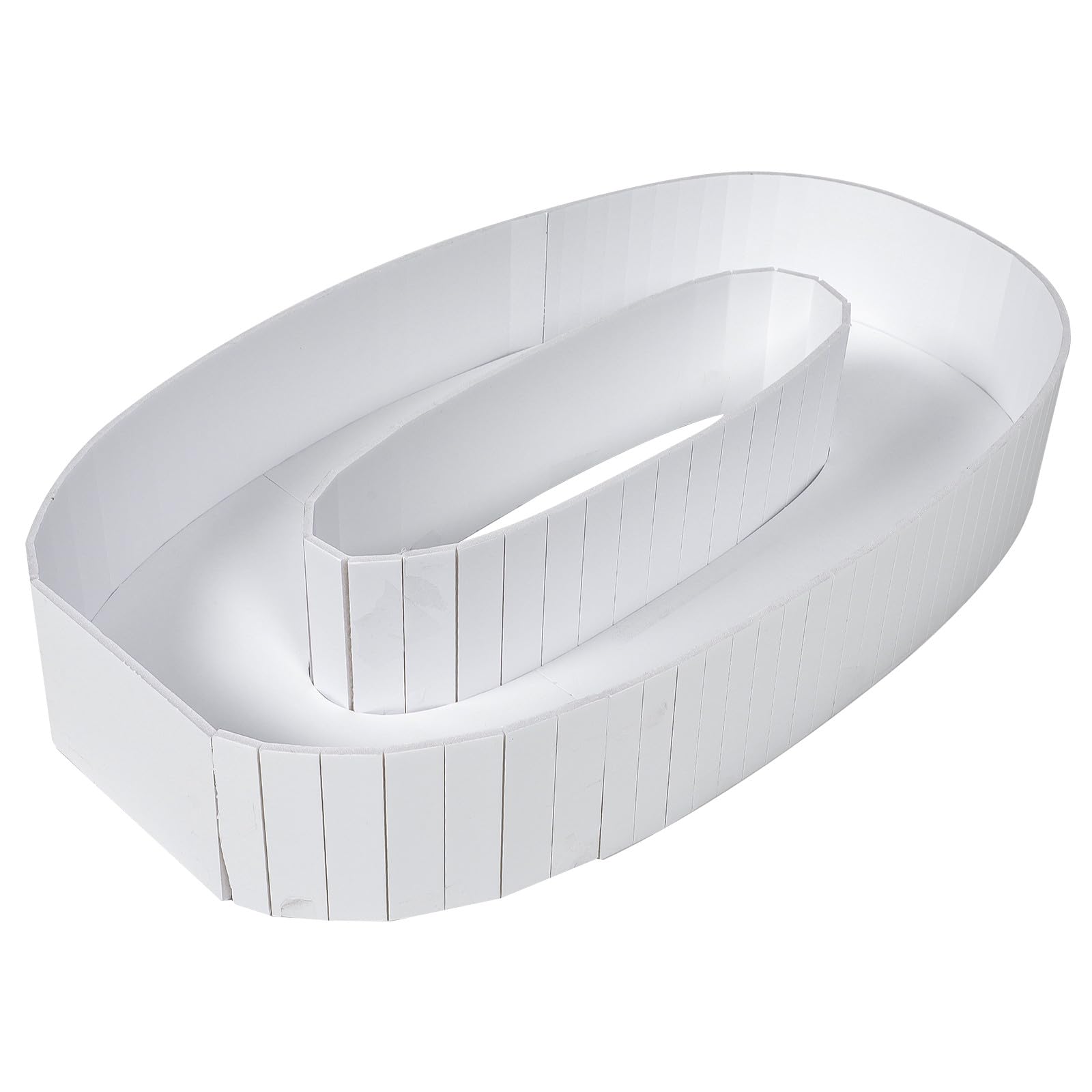 YARNOW Boîte à Ballon Chiffre Blanche Cadre Décoratif Réutilisable pour Fête Shower Décoration Anniversaire et Shower Table Support Ballons Poudrés