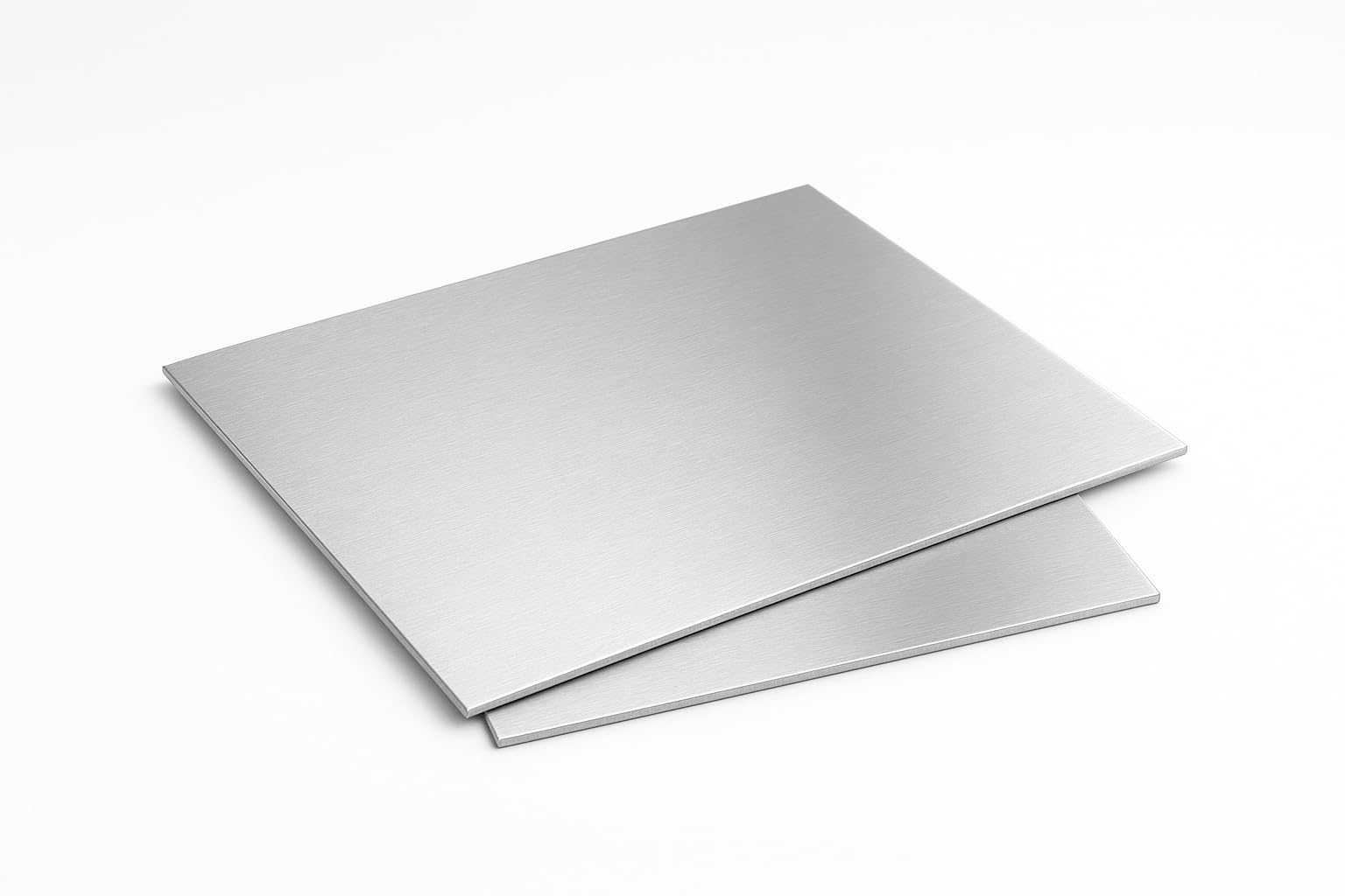 Edelstahlblech von Stahlog, 1.4301, AISI 304 (V2A), X5CrNi18-10, Stärke: 0,5 mm, Maße: 1000 x 1000 mm Edelstahlblech von Stahlog, 1.4301, AISI 304 (V2A), X5CrNi18-10, Stärke: 0,5 mm, Maße: 1000 x 1000 mm