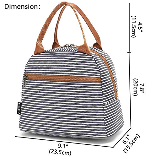 Flowfly CA-WB01 Lunch Bag Tote Bag Lunch Organizer Lunch Holder Insulated Lunch Cooler Bag thumb #2