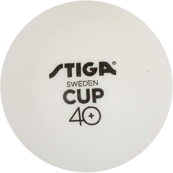 Stiga Avessa Cup 40+ 6' Li Table Tennis Ball, White