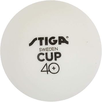 Stiga Avessa Cup 40+ 6' Li Table Tennis Ball, White