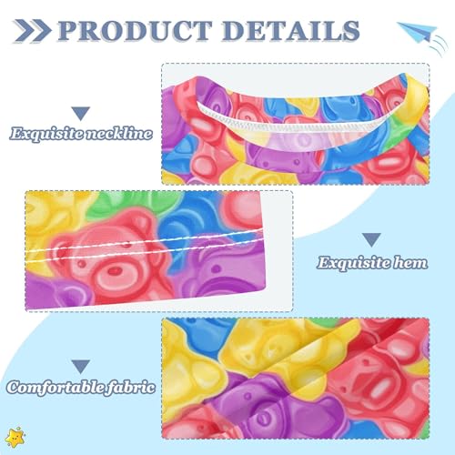 Cute Frogs Mushrooms Boy Bathing Suit Short Sleeves Summer Clothes Swimwear Beach Tops 3T3