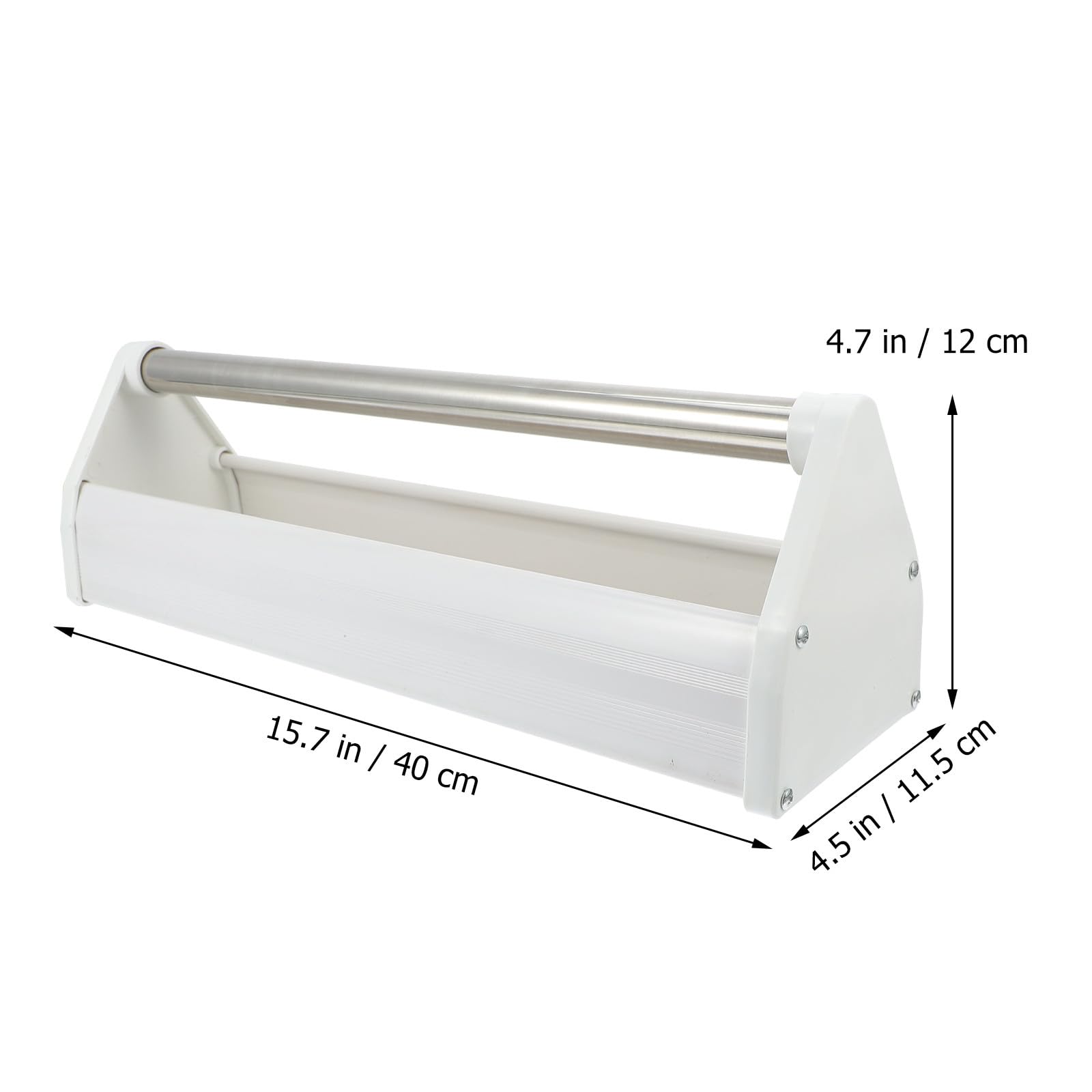 Mangeoire Anti-déversement Robuste et Facile à Nettoyer pour en Acier Inoxydable Blanc, Mangeoire Pratique pour Oiseaux D'intérieur et Parcs