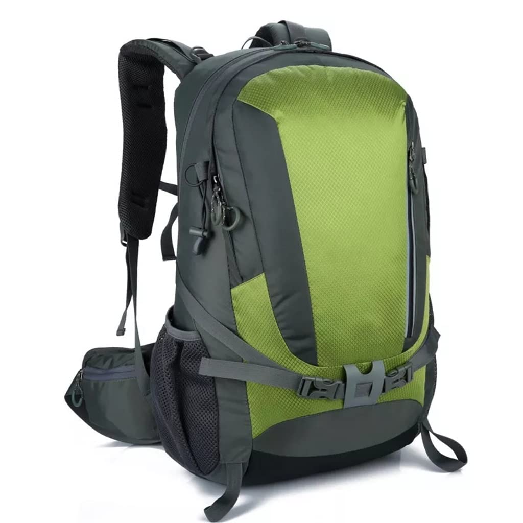 48L Men's Backpack Outdoor Camping Bag Hiking Mountain Travel Sports Bag (Color : Black, Size