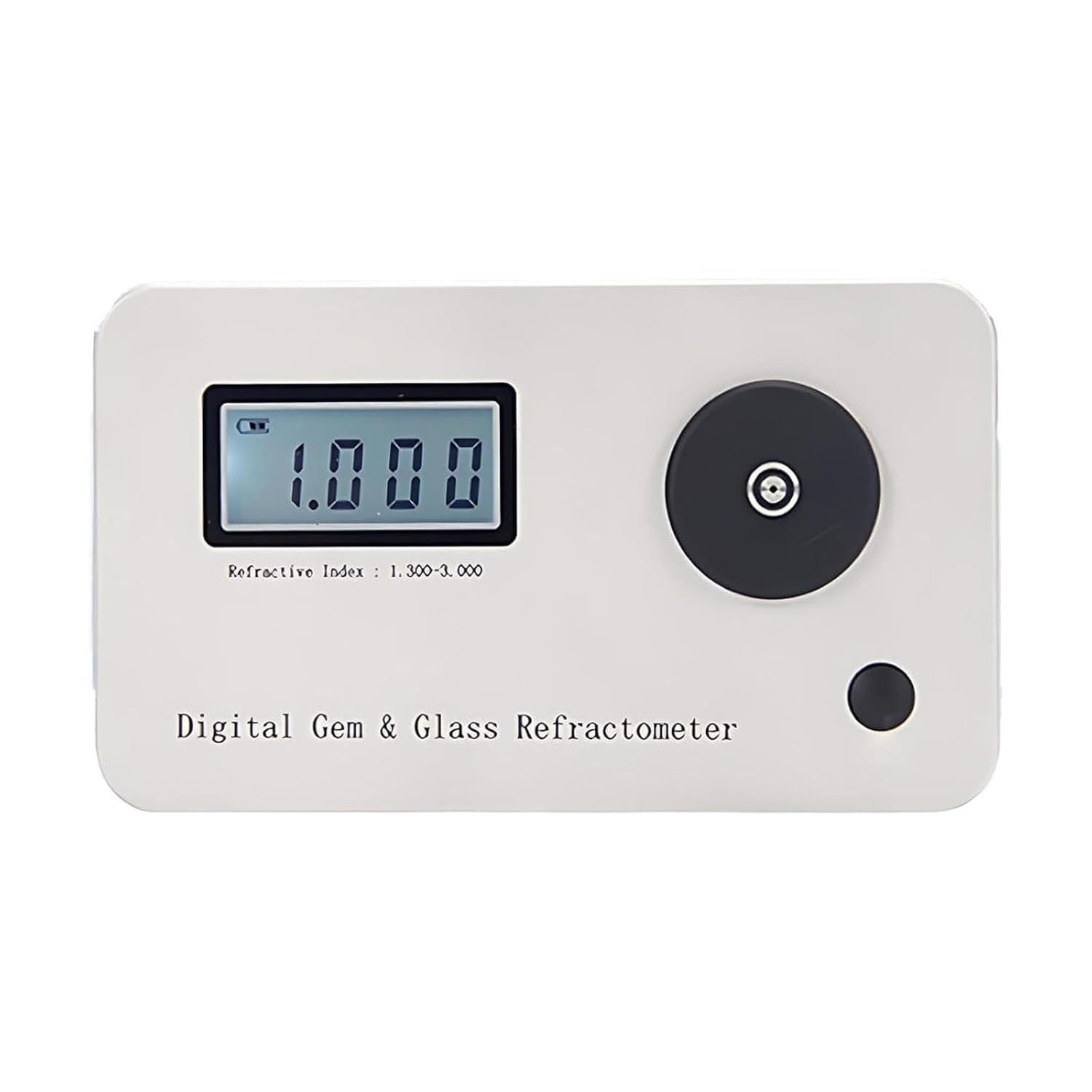 CelyToe Portable Gemstone Refractometer, Professional Digital Refractometer with Backlit Screen, 1.300-3.000 RI Range for Diamond Ruby Sapphire Jade Testing