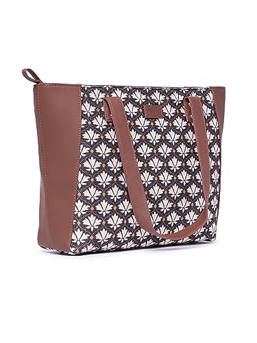 Image of ZOUK Women's Handcrafted Side Tote Bag and Handbag for Office and College