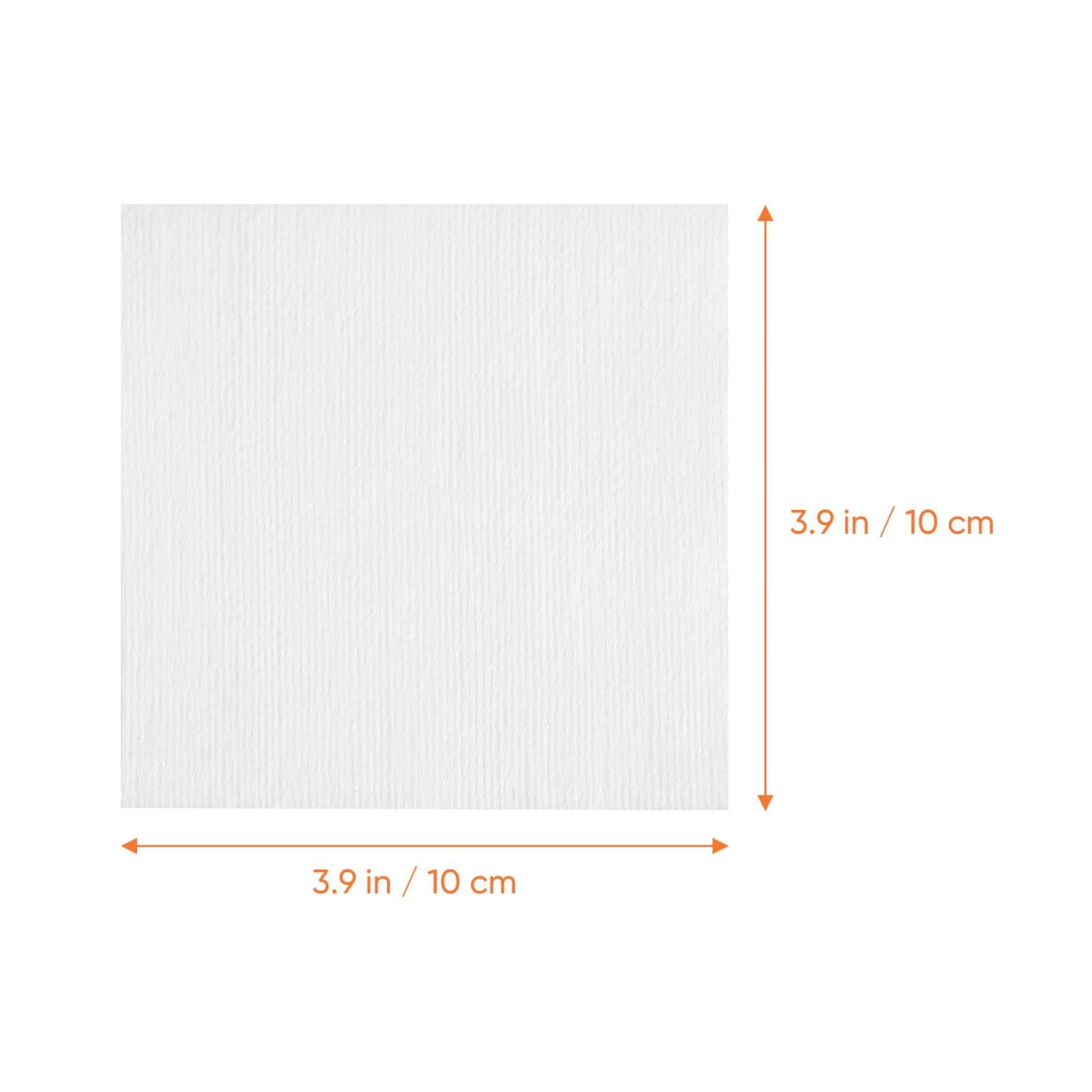 FOMIYES 200 Pezzi Di Garza Non Tessuta Spugna Garze Di Cotone Usa E Getta Per Il Viso Garze Quadrate Utilizzate Per Struccanti Forniture Per La Delle Ferite