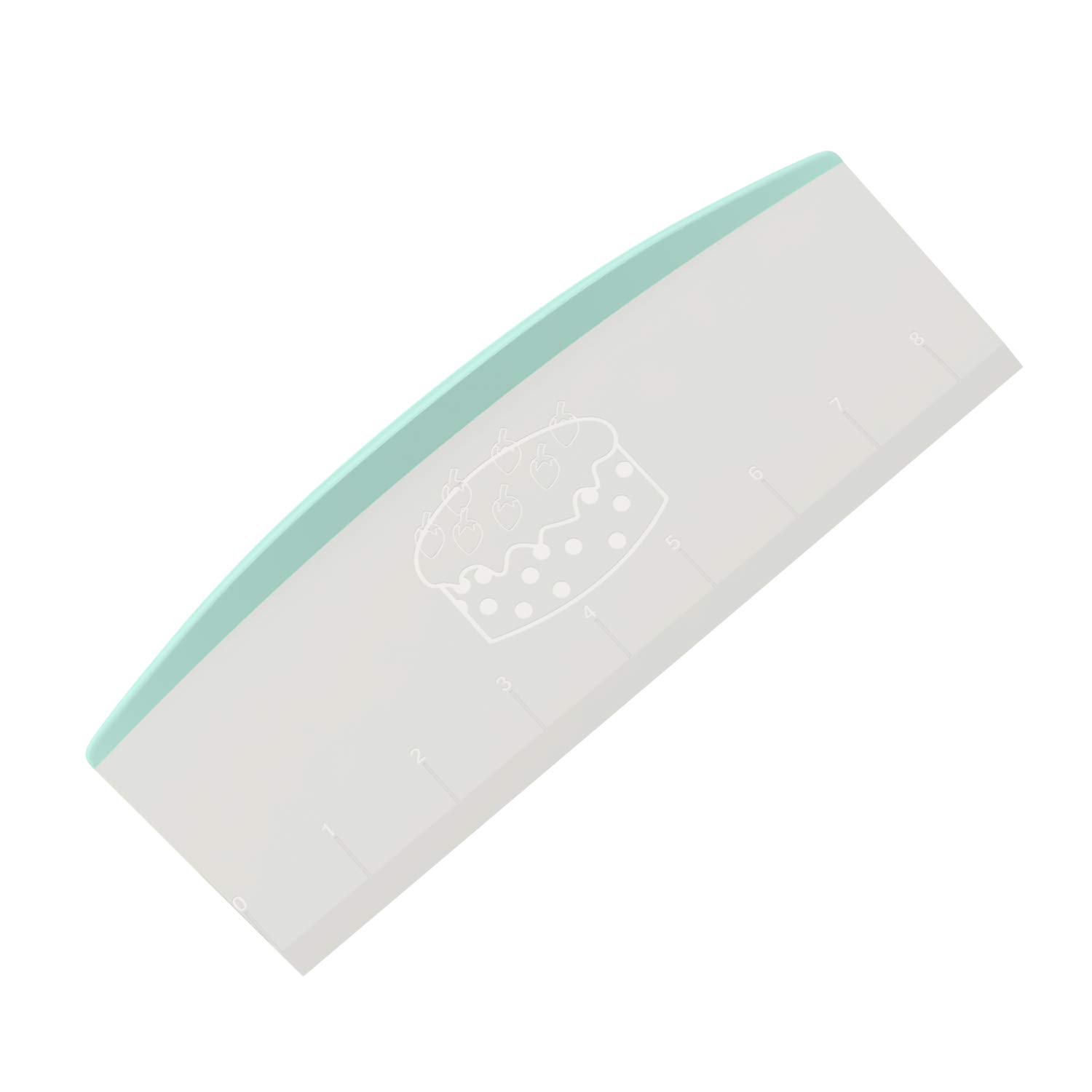 HOMEWINS Dough Scraper Silica Gel Cutter Pastry Slicer with Measuring Guide