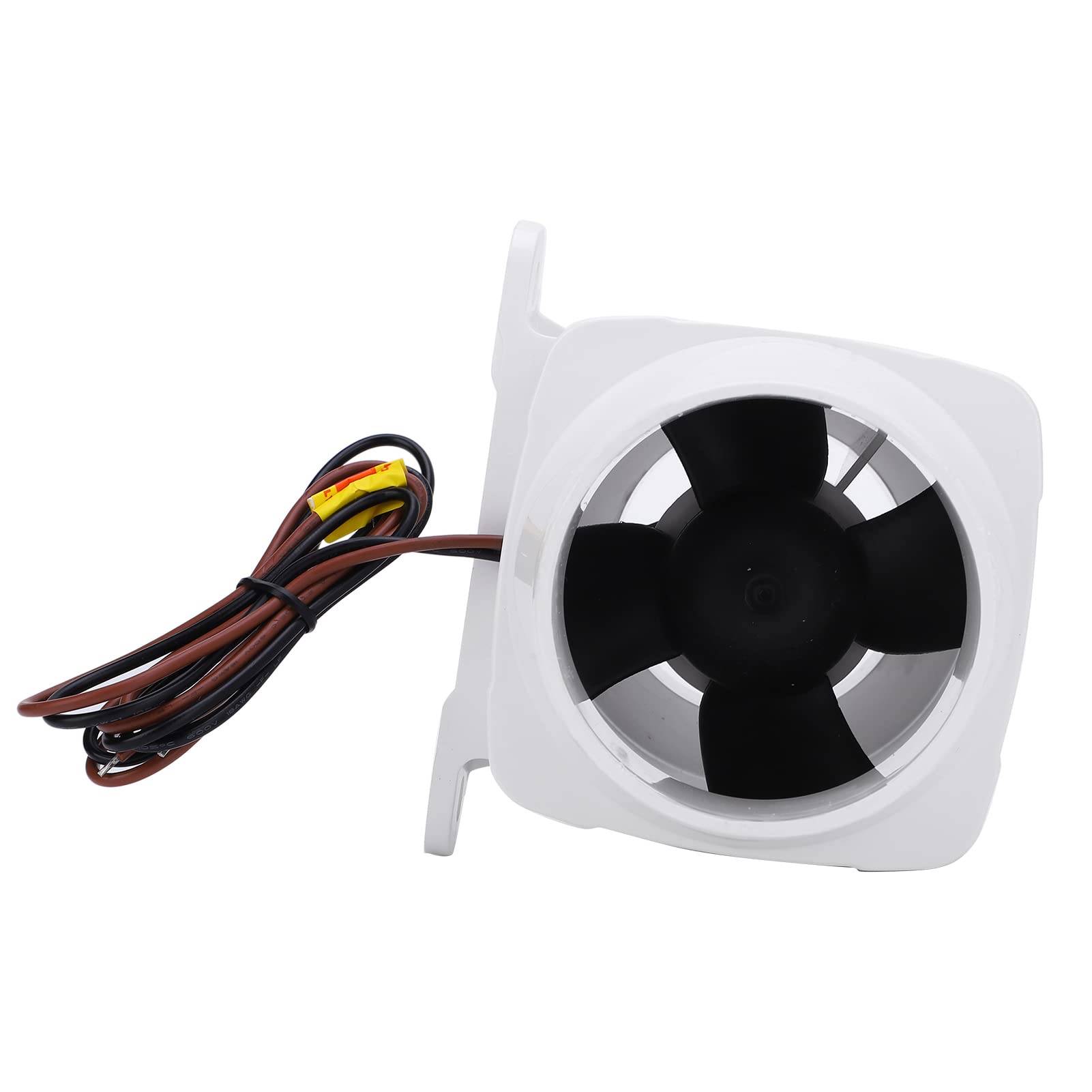 Yosoo Health Gear Ventilateur de Soufflage D'air de 7,6 Cm, Souffleur D'air de Cale Marin en Ligne, 130 CFM, Ventilation Silencieuse pour Camping-car, 12 V