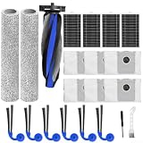 Kit di parti di ricambio per Ecovacs per Deebot T90 Pro per Omni Robot aspirapolvere con setole in nylon spazzola principale filtri a carbone attivo e panno morbido in velluto (B)