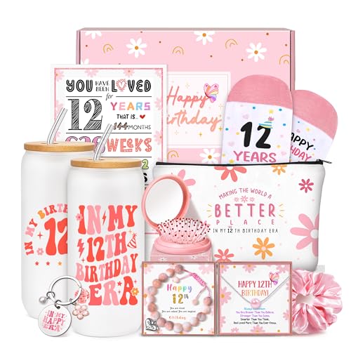 Oufrenn 12th Birthday Gifts for Girls - Happy 12 Year