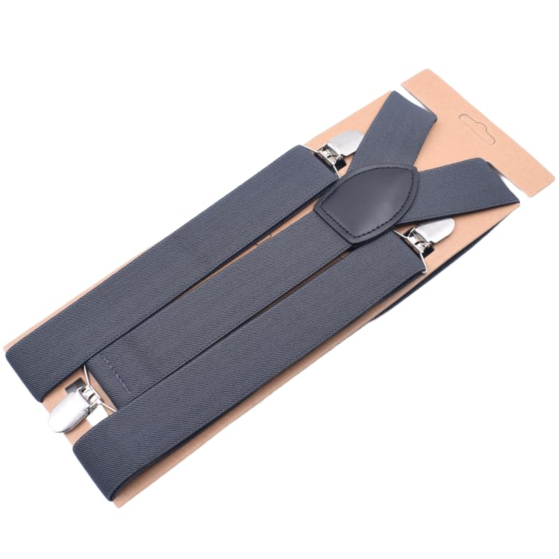 Tirantes para hombre con clips de alta resistencia y diseño elástico