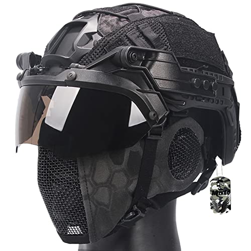 Casque Fast et masque acier : protection totale pour vos parties de paintball