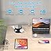 Pop Up Outlet with 15W Wireless Charger, 4 AC Outlets & PD 20W USB Fast Charging, 4.75 inch Desk Hole Power Grommet Connect 6FT Cord for Office, Conference, Kitchen Use(ETL & FCC Listed)