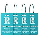 Aluminium durable de qualité aéronautique : fabriquées à partir d'un alliage d'aluminium de qualité aéronautique, nos étiquettes d'identification en métal sont légères mais ultra durables. Ils résistent à la flexion, aux fissures et à la rouille, avec une finition imperméable pour la pluie, la neige et la manipulation à l'aéroport.