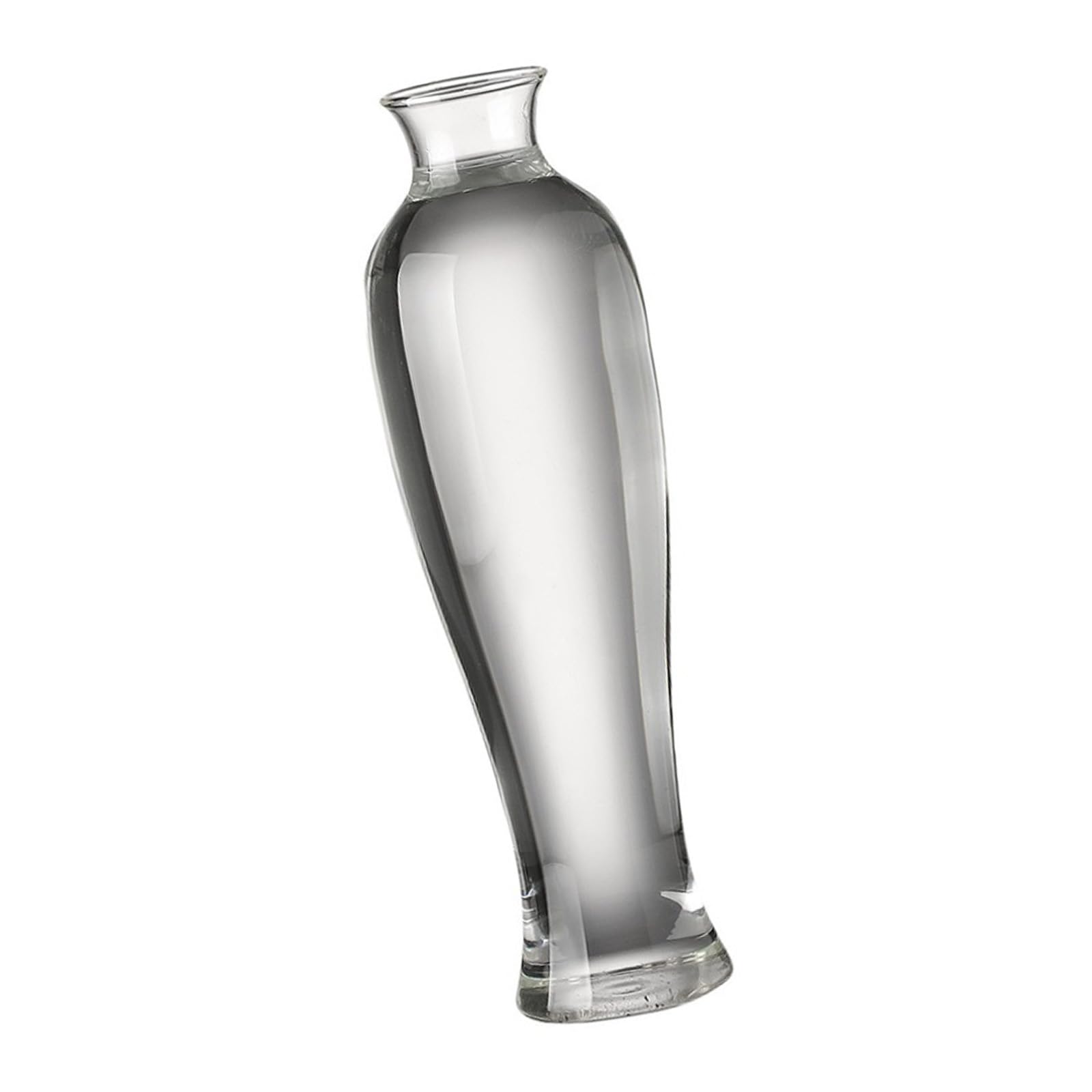 Clear Glass Buds Vases for Centerpieces 9.65 Tall Clear Flower for Floral Arrangement, Decorative Vase Home Decors Decorative Flower
