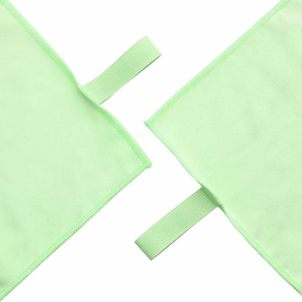 Set di 2 asciugamani sportivi in microfibra, facili da piegare, 50 x 30 cm e 200 x 100 cm, ad asciugatura rapida, per fitness, sauna, viaggi e spiaggia
