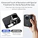 Silicone Cover Case for DJI Osmo 360, Soft Lens Cap Protector All-Round Protective Case for DJI Osmo 360 Accessories with Lanyards, Shockproof, Precision Fit, Charging Port Accessible (Black)