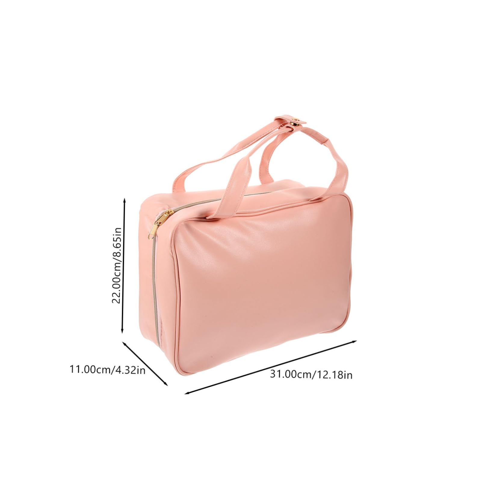 Borsa da Viaggio per Cosmetici Organizer Cubo Borsa da Viaggio per Articoli da Toeletta Appesa in Similpelle Pu Numerose Tasche e Scomparti Design Multifunzionale Facile Trasporto