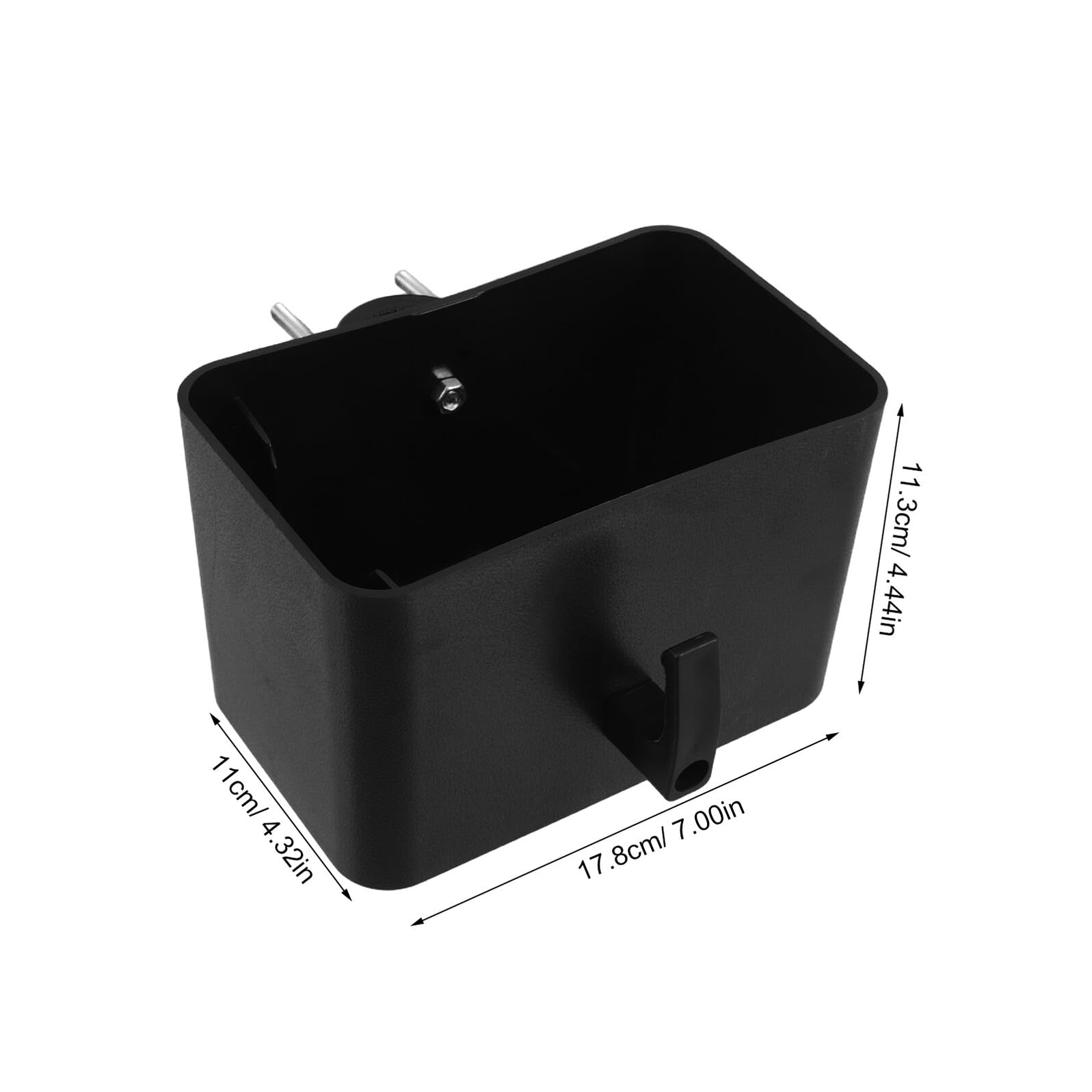 Caja de Almacenamiento Frontal Negro para Patinete Eléctrico