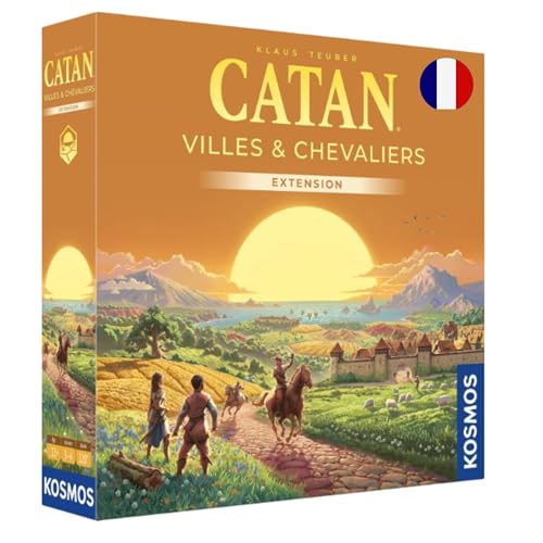 Asmodee - Catan - Extension : Villes et Chevaliers - Kosmos - Jeux de société - Jeu de stratégie...
