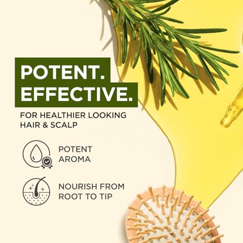 Image of 100% Pure Rosemary Essential Oil - 4 Fl Oz - Rosemary Oil for Hair, Skin, Diffuser, Aromatherapy & DIY Candle Making Scent (Pack of 2)