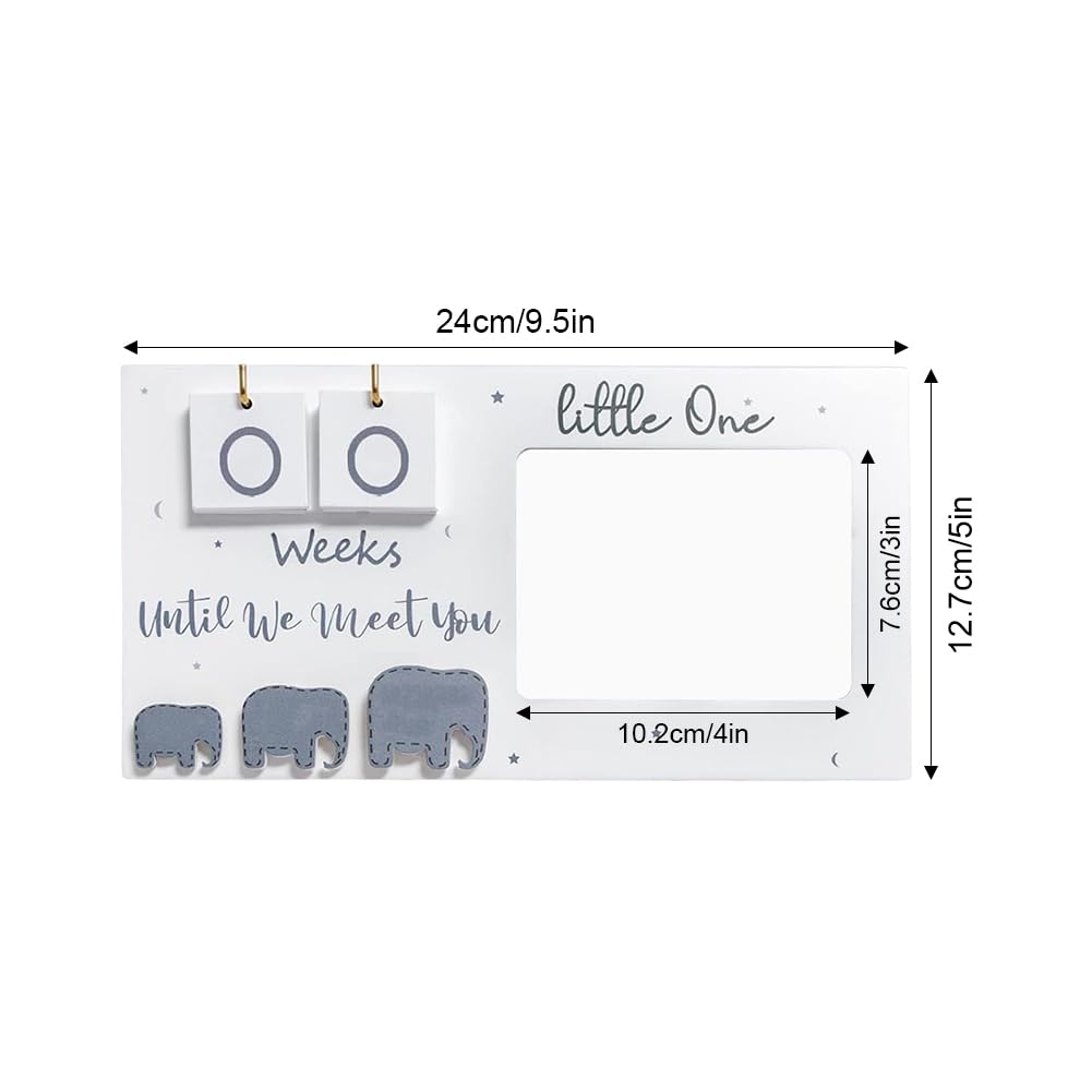 Baby Scan Photo Frames, 9.5'' x 5'' Baby Sonogram Picture Frame, Ultrasound Picture Frame Pregnant Mom Announcement - Image 2