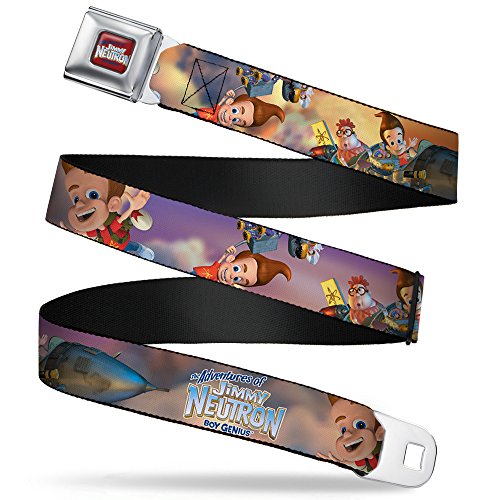 Buckle-Down Seatbelt Belt - THE ADVENTURES OF JIMMY NEUTRON Jimmy Flying Poses - 1.0
