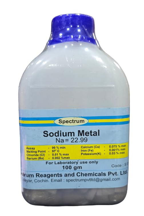 See full amazon price history chart for SPECTRUM SODIUM METAL (100GM) SPECTRUM SODIUM METAL (100GM) (B0D2DSMN5H) Amazon Price History, Amazon Price Tracker